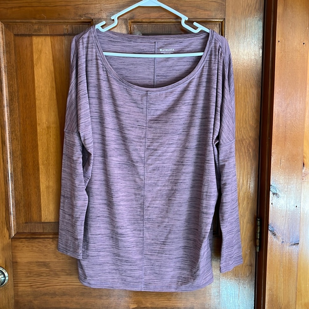 Athleta Women's Essence Flow Printed Top Size Medium